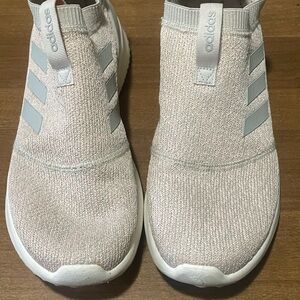 Adidas Pink Athletic Shoes Slip-On Knit